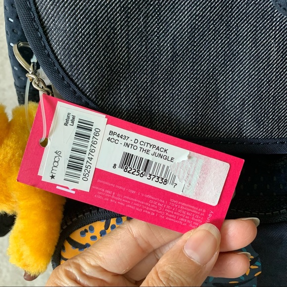 NWT Limited Kipling x Disney Into the Jungle D City Backpack - Picture 8 of 13